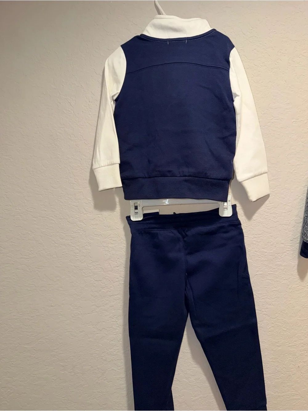 Polo Ralph Lauren Boys 2-Piece Tracksuit Pullover & Joggers Navy White NWT 2T/4T